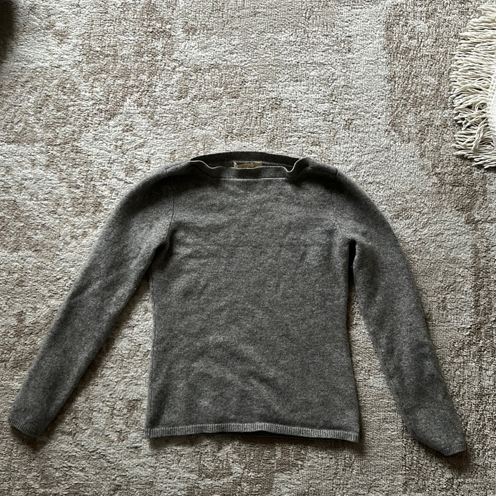 Grey Cashmere Sweater
